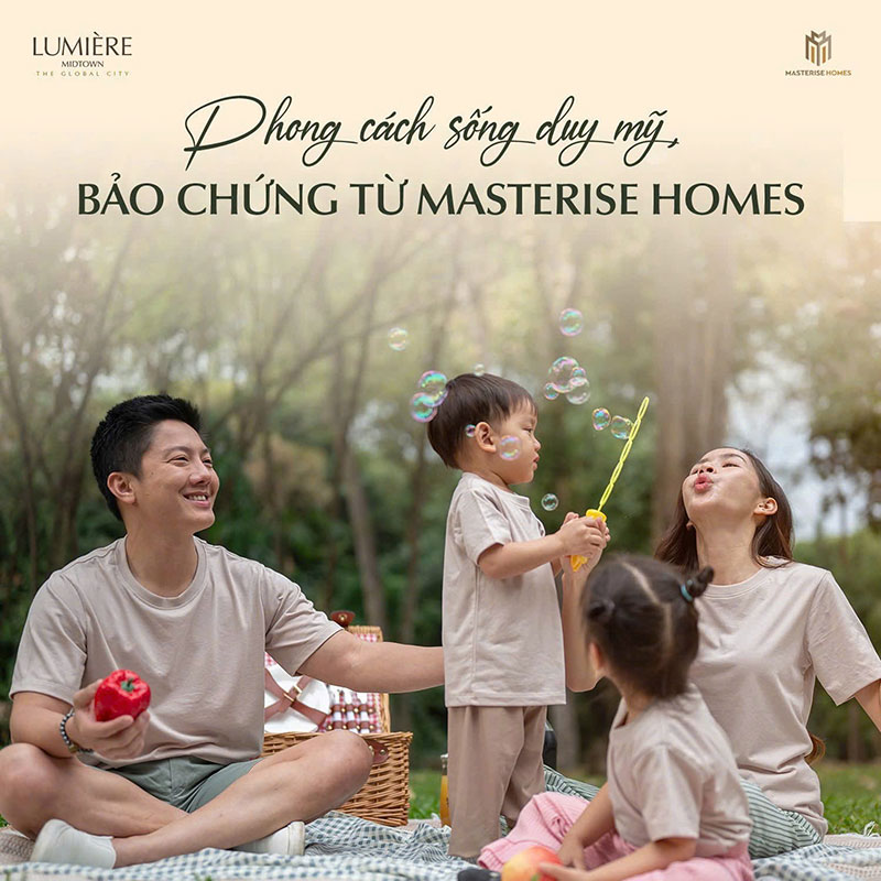 Phong cách sống Masterise Home, bảo chứng cho đầu tư căn hộ Lumiere Midtown