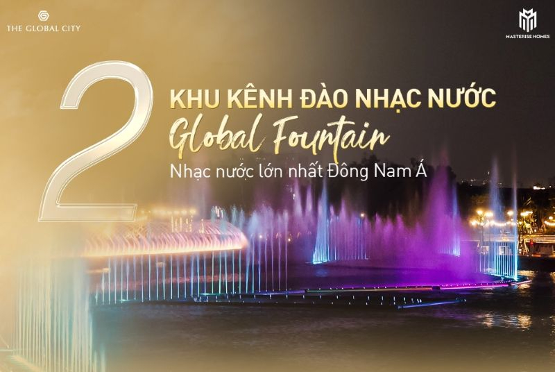 Tiện ích Lumiere Midtown - Khu kênh đào nhạc nước