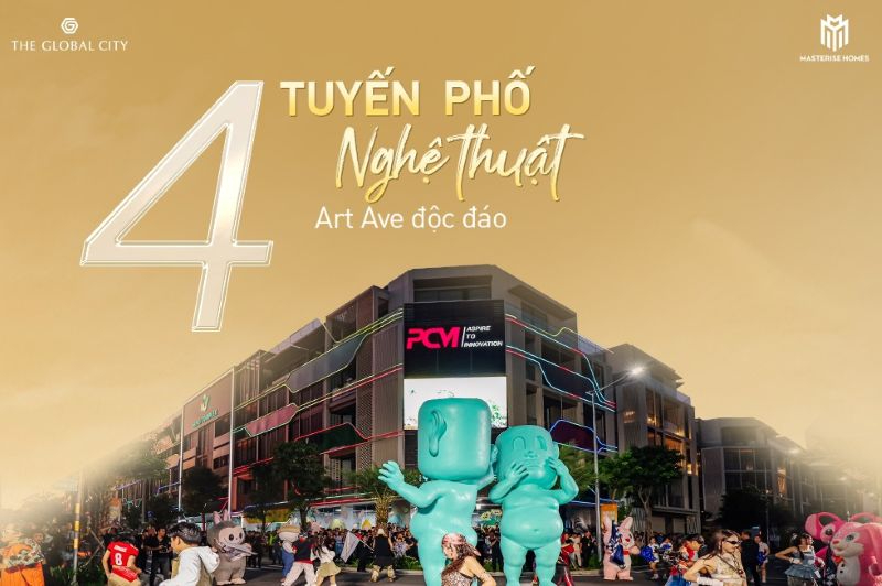 Tiện ích Lumiere Midtown - Tuyến phố nghệ thuật