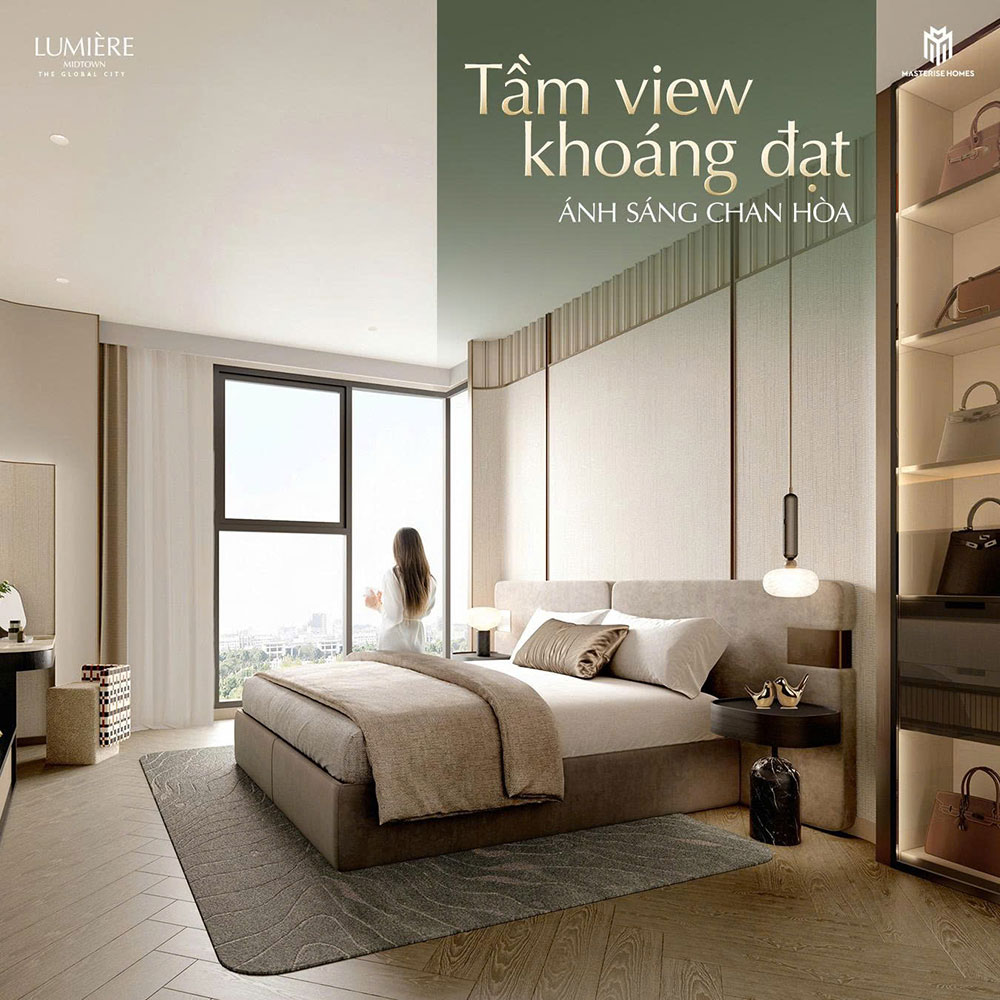 Tầm view khoáng đạt Lumiere Midtown