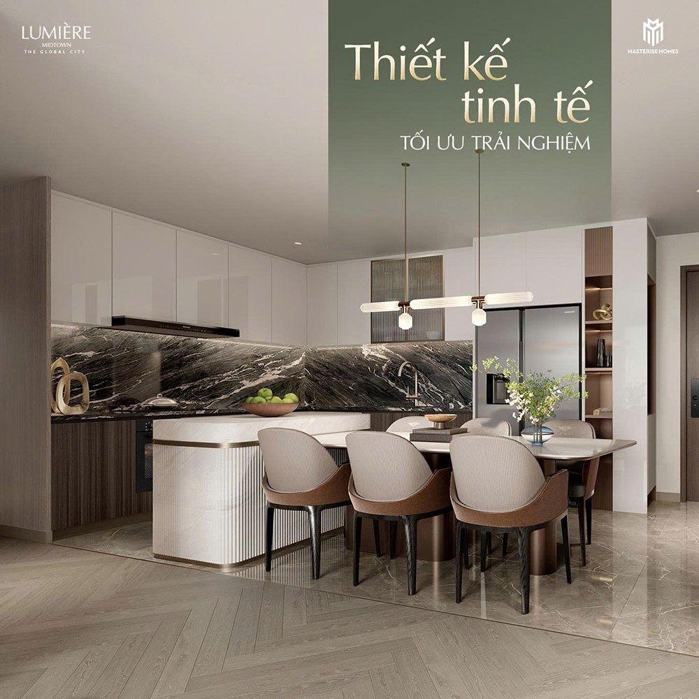 Thiết kế tinh tế Lumiere Midtown