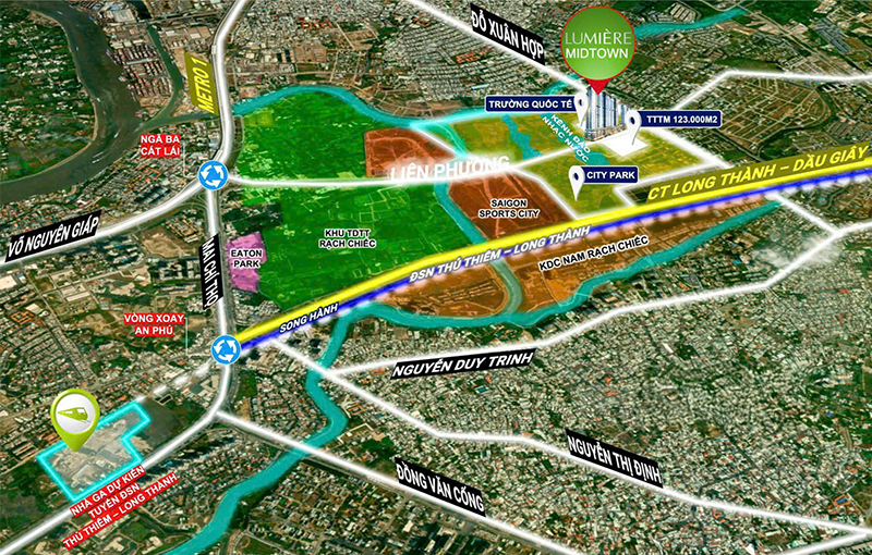 Các con đường dẫn đến Lumiere Midtown