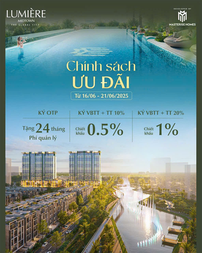 chính sách thanh toán Lumiere Midtown