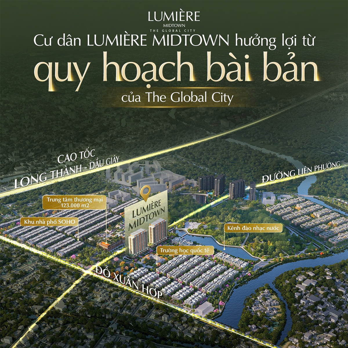 Lumiere Midtown Quận 2 quy hoạch bài bản