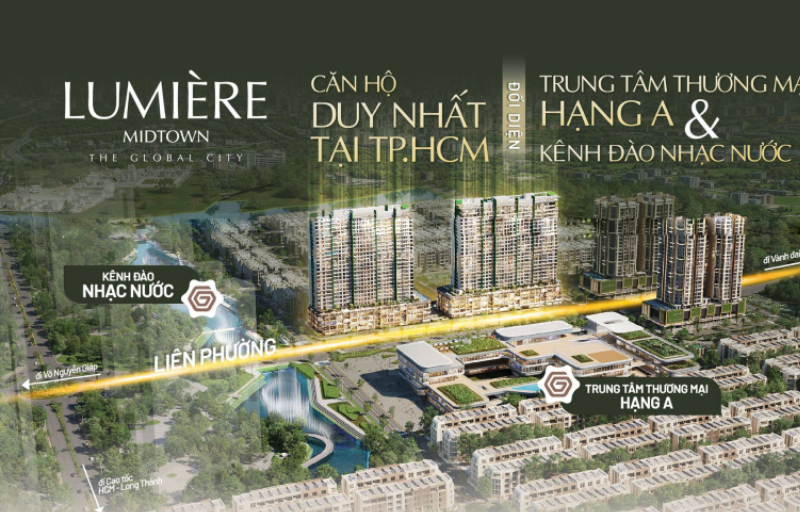 Lý do mua Lumière Midtown: Vị trí "kim cương" tại "Downtown mới" của TP.HCM