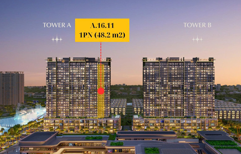 Mã căn Lumiere Midtown 1PN: Phân tích layout và tiềm năng đầu tư sinh lời