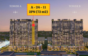 Mã căn Lumiere Midtown 2PN: Thiết kế tối ưu cho gia đình hiện đại