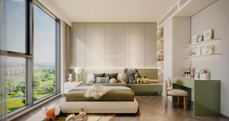 Căn hộ 3PN Lumiere Midtown phòng ngủ