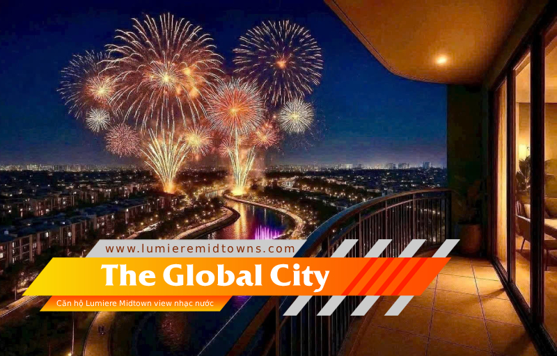 Căn hộ Lumiere Midtown view nhạc nước: Tầm nhìn kim cương, tiện ích đỉnh cao