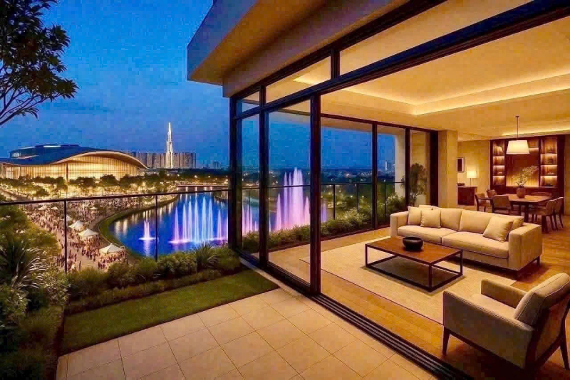 Căn hộ Lumiere Midtown view nhạc nước